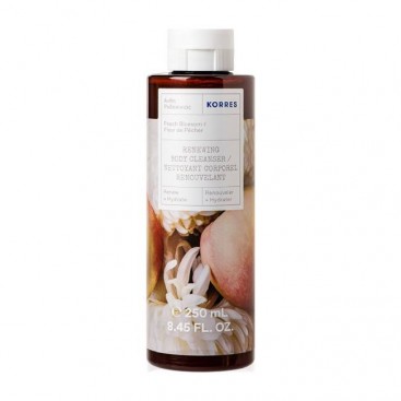 Korres Body Cleanser Peach Blossom 250ml | Αφρόλουτρο με Άνθη Ροδακινιάς  