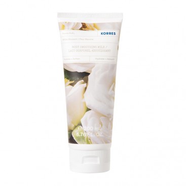 Korres Body Smoothing Milk White Blossom 200ml | Γαλάκτωμα Σώματος με Άρωμα Λευκά Άνθη