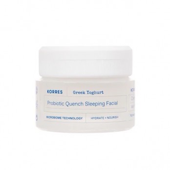 Korres Greek Yoghurt Probiotic Quench Sleeping Facial 40ml  | Ελληνικό Γιαούρτι Κρέμα Νύχτας με Προβιοτικά για Αναπλήρωση & Θρέψη