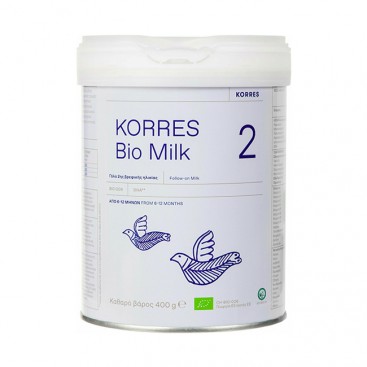 Korres Bio Milk No2 400gr | Βιολογικό Γάλα  2ης Βρεφικής Ηλικίας