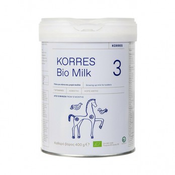 Korres Bio Milk No3 400gr | Βιολογικό Γάλα  από τον 12ο μήνα 