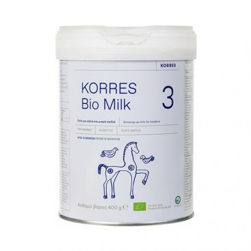 Korres Bio Milk No3 400gr | Βιολογικό Γάλα  από τον 12ο μήνα 