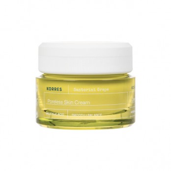 Korres Santorini Grape Poreless Skin Cream 40ml |  Κρέμα Προσώπου Ελαφριάς Υφής για Ρύθμιση της Λιπαρότητας & για Μείωση των Πόρων 