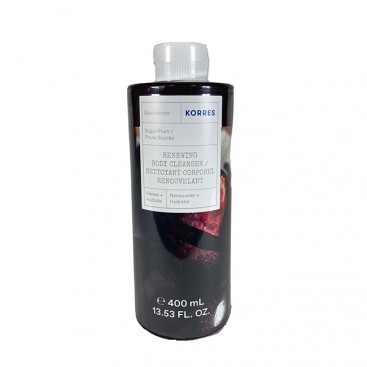 Korres Body Cleanser Sugar Plum 400ml | Αφρόλουτρο με Άρωμα Δαμάσκηνο