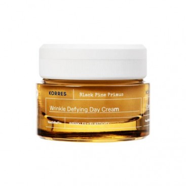 Korres Black Pine Primus Wrinkle Defying Day Cream 40ml | Κρέμα Νεότητας Ημέρας για Λείανση Ρυτίδων & Ελαστικότητα