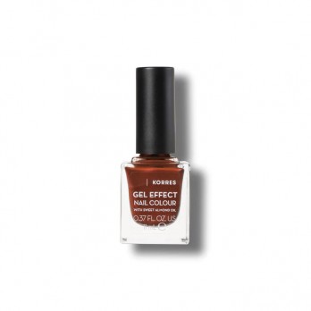 Korres Gel Effect Nail Colour 58 Velour Red 11ml | Βερνίκι Νυχιών Απόλυτης Λάμψης & Διάρκειας