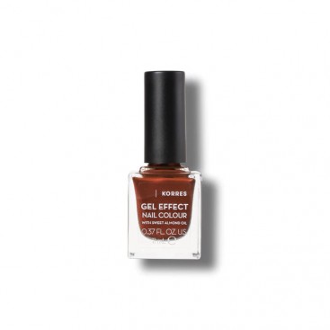 Korres Gel Effect Nail Colour 58 Velour Red 11ml | Βερνίκι Νυχιών Απόλυτης Λάμψης & Διάρκειας