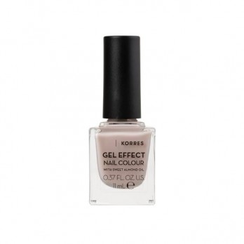 Korres Gel Effect Nail Colour 12 Ceramic Glaze , 11ml | Βερνίκι Νυχιών Απόλυτης Λάμψης & Διάρκειας