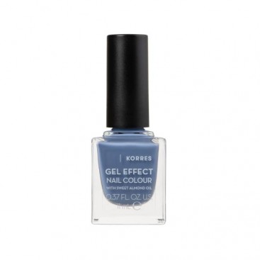 Korres Gel Effect Nail Colour 83 Aegean Sky 11ml | Βερνίκι Νυχιών Απόλυτης Λάμψης & Διάρκειας