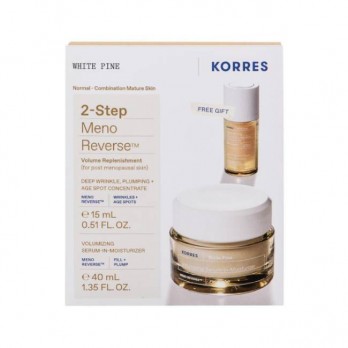 Korres White Pine Volumizing Serum-in-Moisturizer Λευκή Πεύκη Κρέμα Ημέρας Αναπλήρωσης Όγκου για Κανονικές/Μικτές & Ώριμες Επιδερμίδες 40ml & Δώρο Deep Wrinkle, Plumping + Age Spot Concentrate Ορός Προσώπου 15ml