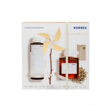 Korres White Tea Eau de Toilette Γυναικείο Άρωμα 50ml & Showergel White Tea Αρωματικό Αφρόλουτρο 250ml 