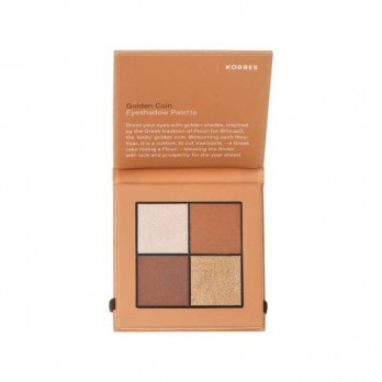 Korres Eyeshadow Palette Golden Coin 5gr | Golden Coin Παλέτα Σκιών