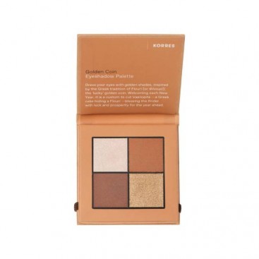 Korres Eyeshadow Palette Golden Coin 5gr | Golden Coin Παλέτα Σκιών