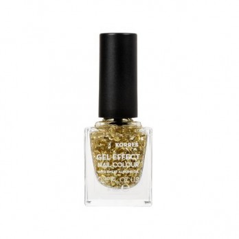 Korres Gel Effect Nail Colour 97 Golden Coin 11ml | Βερνίκι Νυχιών Απόλυτης Λάμψης & Διάρκειας