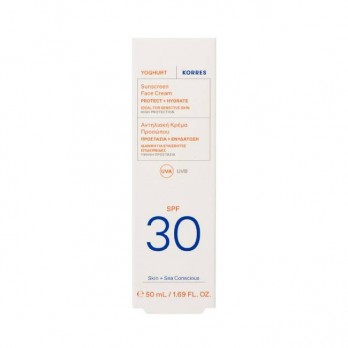 Korres Sunscreen Yoghurt  Face Cream SPF30 50ml | Αντηλιακή Κρέμα Προσώπου Γιαούρτι