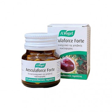 A.Vogel Aesculaforce Forte 30tabs|  Φυτικό Φλεβοτονωτικό ,Ταμπλέτες από Φρέσκια Ιπποκαστανιά 