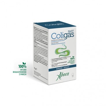 Aboca Fast Coligas 30caps | Συμπλήρωμα Διατροφής για το Φούσκωμα και την Κοιλιακή Διάταση