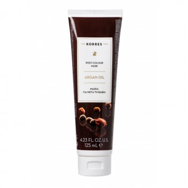 Korres Argan Oil Post-Colour Mask 125ml |Μάσκα Μαλλιών για Μετά την Βαφή