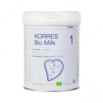 Korres Bio Milk No1 400gr | Βιολογικό Γάλα 1ης Βρεφικής Ηλικίας