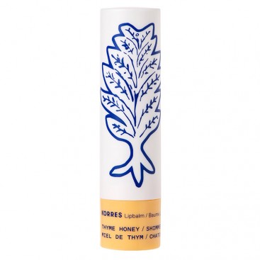 Korres Lipbalm Thyme Honey Shimmery 4.5g | Ενυδάτωση Χειλιών με Μέλι για Extra Λάμψη