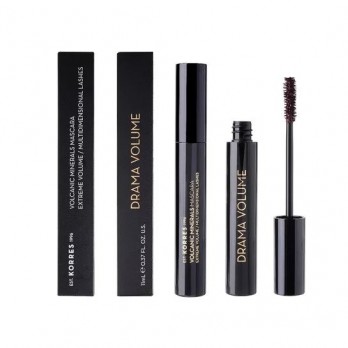 Korres Volcanic Minerals Mascara Drama Volume 02 Plum Brown 11ml | Μάσκαρα για Μέγιστο Όγκο\Πολυδιάστατες Βλεφαρίδες Καφέ