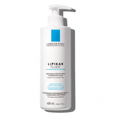 La Roche Posay Lipikar Fluide 400ml | Ενυδατικό Γαλάκτωμα Σώματος με Εντατική & Καταπραϋντική Δράση 