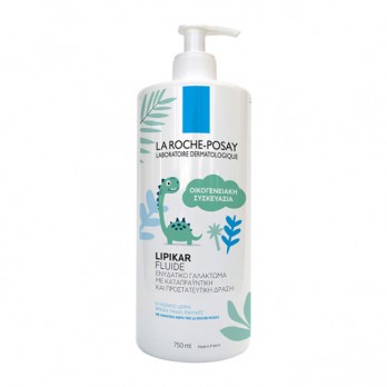 La Roche Posay Lipikar Fluide Family Size 750ml | Γαλάκτωμα Σώματος με Εντατική & Καταπραϋντική Δράση 