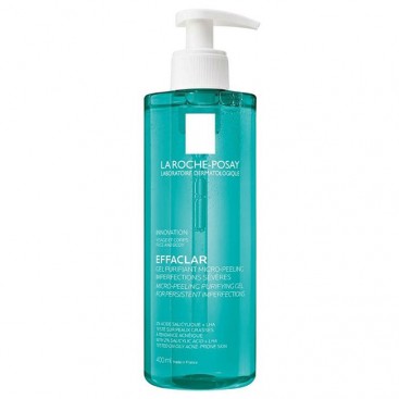 La Roche Posay Effaclar Micro-Peeling Purifying Gel 400ml | Αφρώδες Gel Καθαρισμού και Απολέπισης για Πρόσωπο και Σώμα