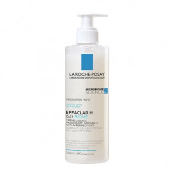 La Roche Posay Effaclar H Iso-Biome Crème Lavante  390ml | Καταπραϋντική Ενυδατική Κρέμα Καθαρισμού για το Ευαισθητοποιημένο Δέρμα υπο Φαρμακευτική Αγωγή