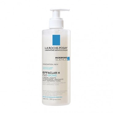 La Roche Posay Effaclar H Iso-Biome Crème Lavante  390ml | Καταπραϋντική Ενυδατική Κρέμα Καθαρισμού για το Ευαισθητοποιημένο Δέρμα υπο Φαρμακευτική Αγωγή