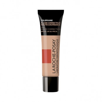 La Roche Posay Toleriane Full Coverage Corrective Fluid Foundation Spf25 No.9,5 30ml| Λεπτόρρευστο Foundation για Άμεση, Πολύ Υψηλή Κάλυψη που Διαρκεί 