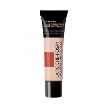 La Roche Posay Toleriane Full Coverage Corrective Fluid Foundation Spf25 No.8 30ml| Λεπτόρρευστο Foundation για Άμεση, Πολύ Υψηλή Κάλυψη που Διαρκεί 