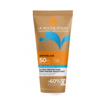 La Roche Posay Anthelios Wet Skin Lotion Spf50 200ml | Αντηλιακό Γαλάκτωμα Σώματος Ακόμη και για το Βρεγμένο Δέρμα