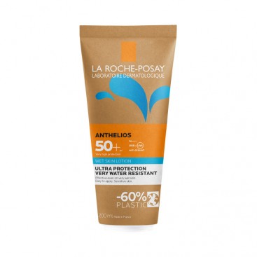 La Roche Posay Anthelios Wet Skin Lotion Spf50 200ml | Αντηλιακό Γαλάκτωμα Σώματος Ακόμη και για το Βρεγμένο Δέρμα