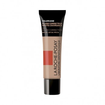 La Roche Posay Toleriane Full Coverage Corrective Fluid Foundation Spf25 No.13 30ml | Λεπτόρρευστο Foundation για Άμεση, Πολύ Υψηλή Κάλυψη που Διαρκεί 