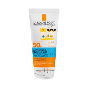 La Roche Posay Anthelios UVMUNE 400 Dermo-Pediatrics Hydrating Lotion SPF 50+, 75ml | Eνυδατικό Αντηλιακό Γαλάκτωμα για το Ευαίσθητο Παιδικό Δέρμα & για το Δέρμα με Τάση Ατοπίας