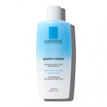 La Roche Posay Respectissime Waterproof Eye Make-Up Remover 125ml | Λoσιόν Καθαρισμού για Αδιάβροχο Μακιγιάζ Ματιών