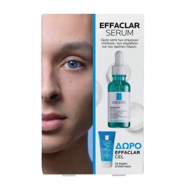 La Roche Posay Effaclar Ultra Concentrated Serum Ορός για Λιπαρό Δέρμα με Τάση Ακμής 30ml & Δώρο Effaclar Gel Καθαρισμού 50ml