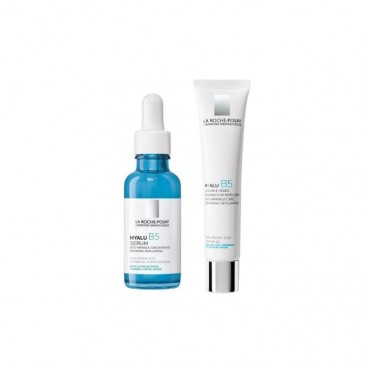 La Roche Posay Hyalu B5 Serum Αντιρυτιδικό & Επανορθωτικό Συμπύκνωμα 30ml & Hyalu B5 Anti-Wrinkle Cream Αντιρυτιδική Κρέμα Ημέρας με Υαλουρονικό Οξύ 40ml 