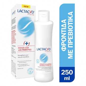 Lactacyd Plus Intimate Wash with Prebiotics 250ml | Καθαριστικό Ευαίσθητης Περιοχής με Πρεβιοτικά 