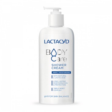 Lactacyd Body Care Deeply Moisturising 300ml | Κρεμώδες Αφρόλουτρο για Πρόσωπο και Σώμα 