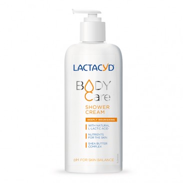 Lactacyd Body Care Deeply Nourishing  300ml | Κρεμώδες Αφρόλουτρο για Πρόσωπο και Σώμα