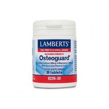 Lamberts Osteoguard 30tabs | Συμπλήρωμα Διατροφής Ασβεστίου & Μαγνησίου