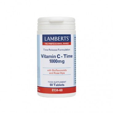 Lamberts Vitamin C Time Release 1000mg 60tabs | Συμπλήρωμα Διατροφής Βιταμίνης C 1000mg