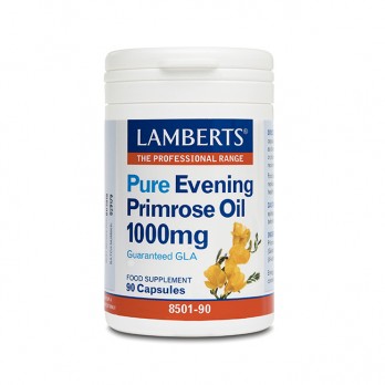 Lamberts Evening Primrose Oil 1000mg 90caps | Έλαιο Νυχτολούλουδου των 1000mg με Βιταμίνη Ε