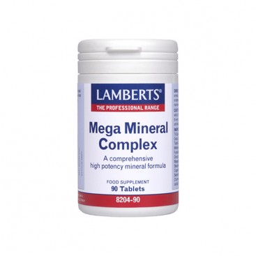 Lamberts Mega Mineral Complex 90tabs | Συμπλήρωμα Διατροφής Υψηλής Δραστικότητας Μετάλλων