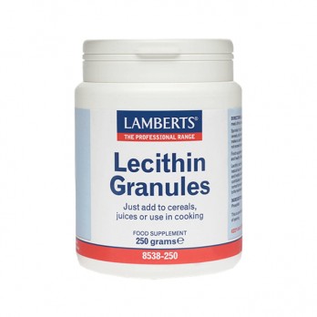 Lamberts Lecithin Granules 250gr |  Συμπλήρωμα Διατροφής για την Ενίσχυση του Μεταβολισμού