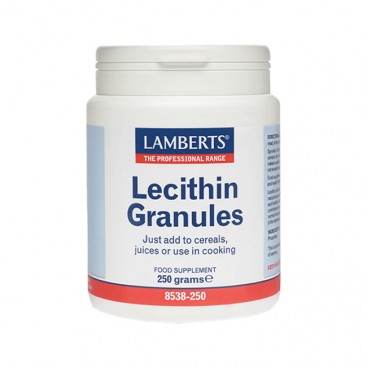 Lamberts Lecithin Granules 250gr |  Συμπλήρωμα Διατροφής για την Ενίσχυση του Μεταβολισμού