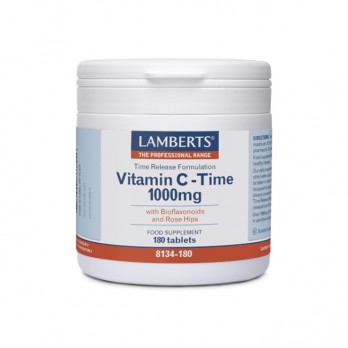 Lamberts Vitamin C Time Release 1000mg 180tabs | Συμπλήρωμα Διατροφής Βιταμίνης C 1000mg