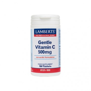 Lamberts Vitamin C Gentle 500mg 100tabs | Συμπλήρωμα Διατροφής Βιταμίνη C